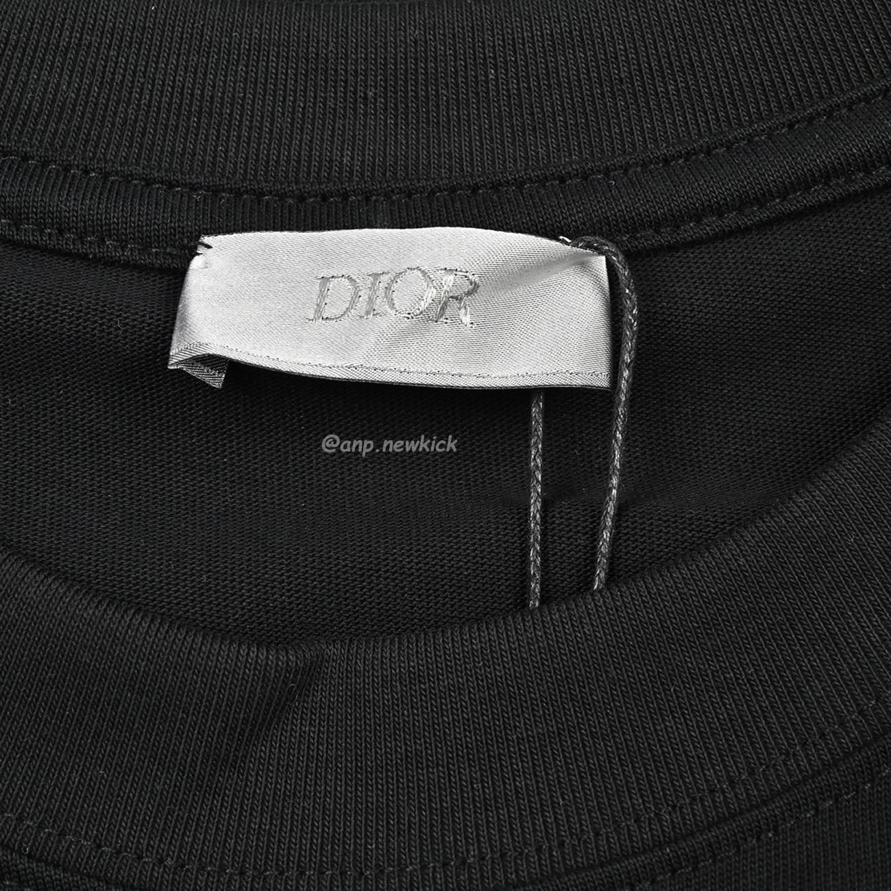 Dior 24ss Pin Logo Contrasting Embroidered Short Sleeved T Shirt (10) - newkick.cc